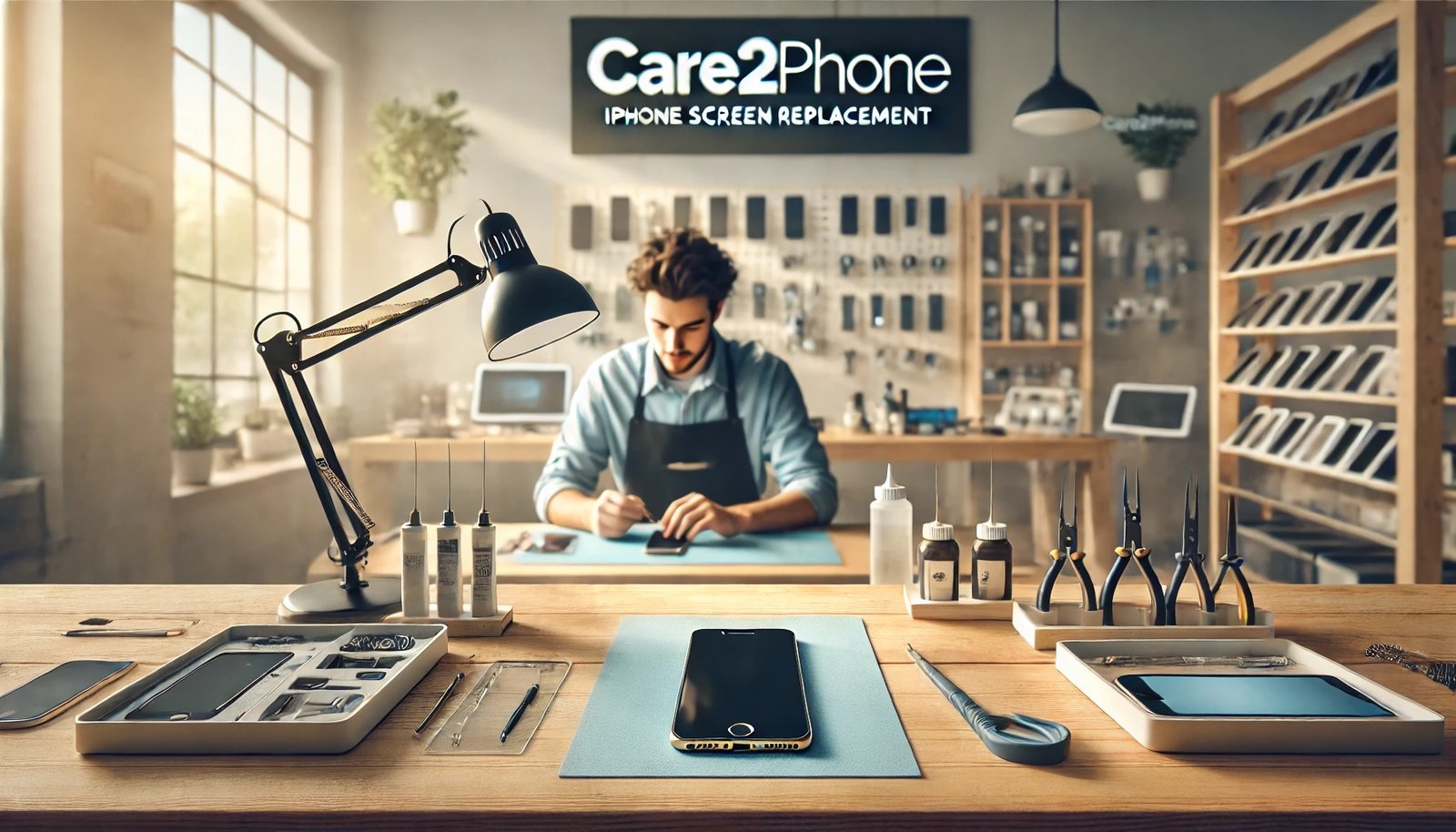 iPhone screen replacement at Care2Phone